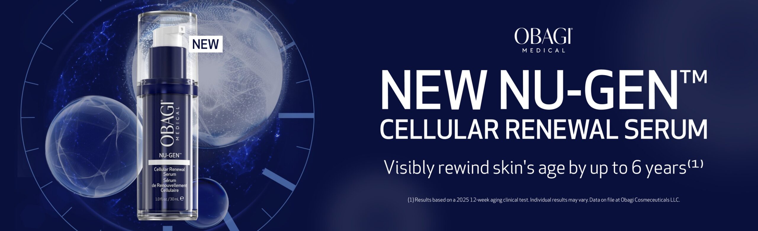 Obagi nu-gen cellular renewel serum bottle